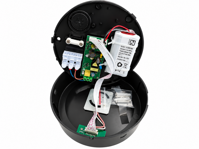 Litegear Emergy Disk LED 3-840-270lm SC BK 155° Widebeam Open Area