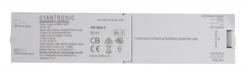 Plug and Play Emergency Kit für Retrova Extrem und Ekova Select 3W/370lm