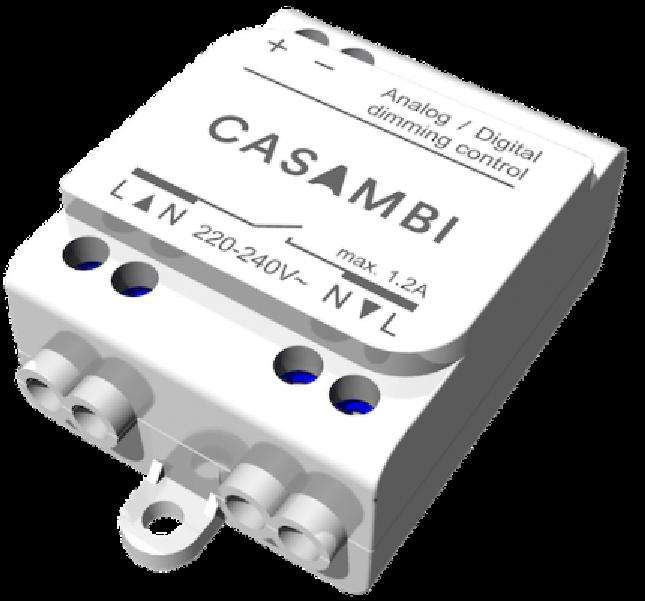 Casambi Smart Wireless auf 0-10V Dimmer Ausgang Adapter