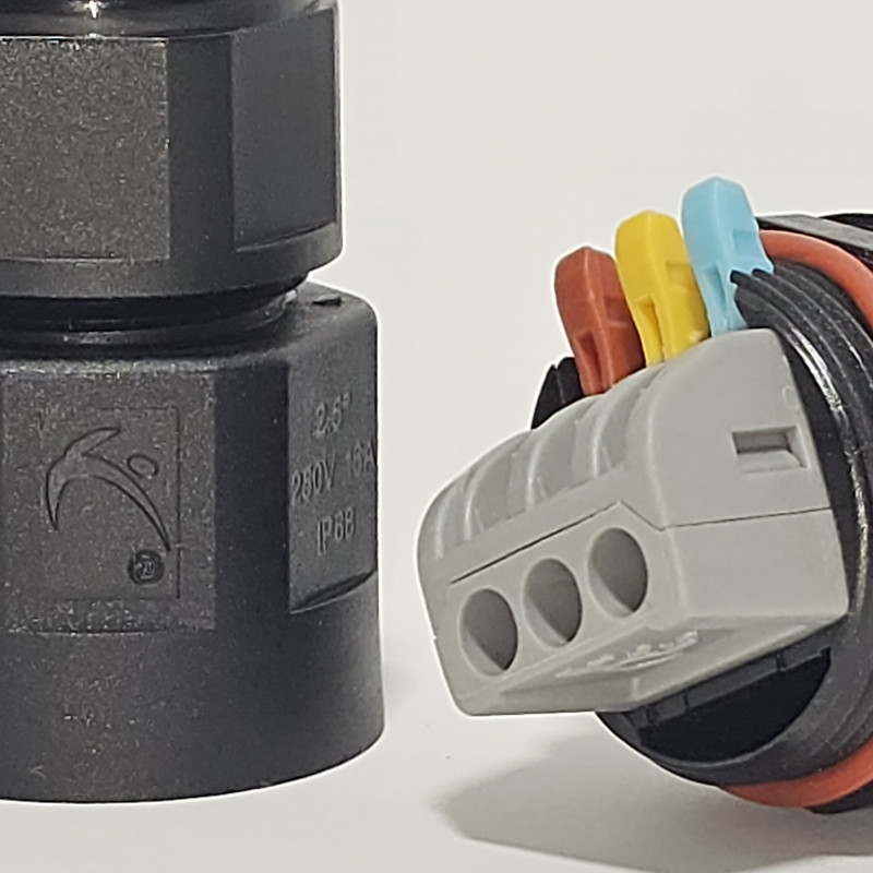 IP68 Terminalbox 3-adrig mit Klemme