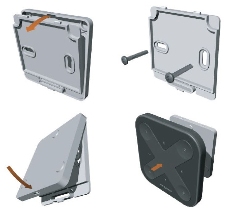 Casambi Smart Wireless Tasterfeld Wandschalter