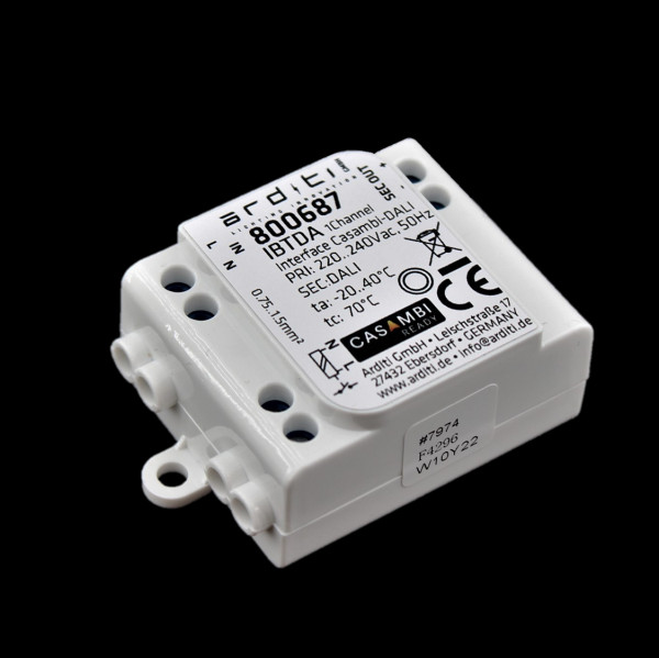 Casambi Smart Wireless auf DALI 1 Kanal Dimmer Ausgang Adapter