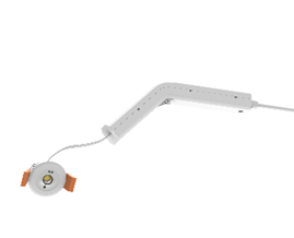 Emergy Plane Mini 1,5-840-150lm SC WH asym. Corridor Beam 2 x 45°