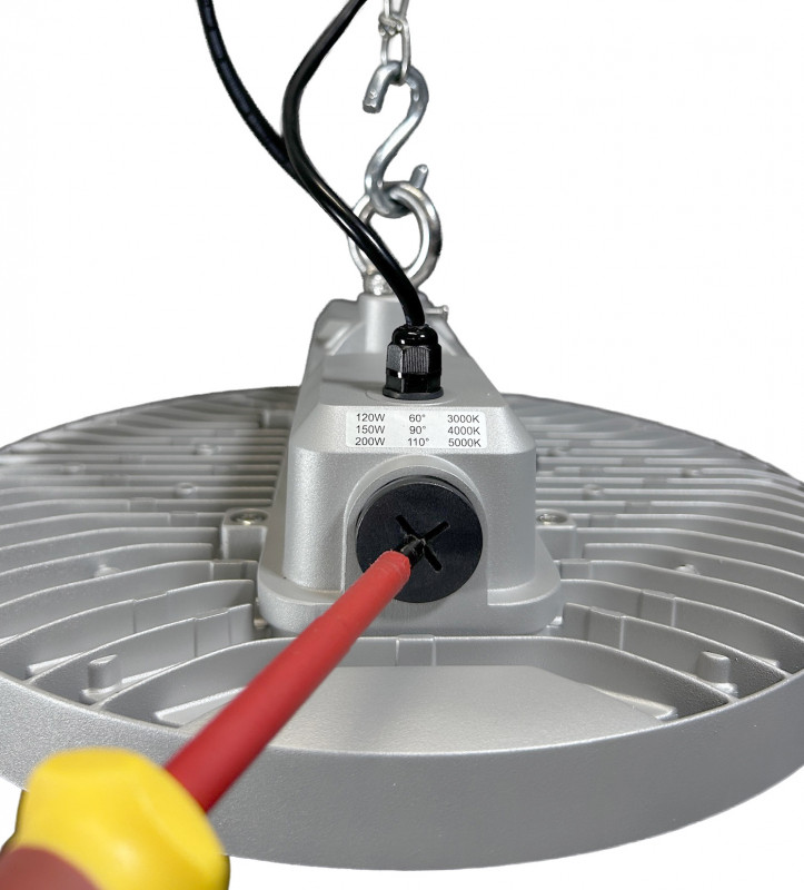 SATURNA PRO HighBay 100-200-840-40000LM DALI D4i Dim UGR20-25 BEG 200lm/W Zhaga Book 18 Adapter