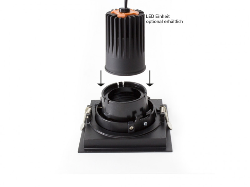 Litegear Plaja Frame Single Beam Square Cutout 98x98mm