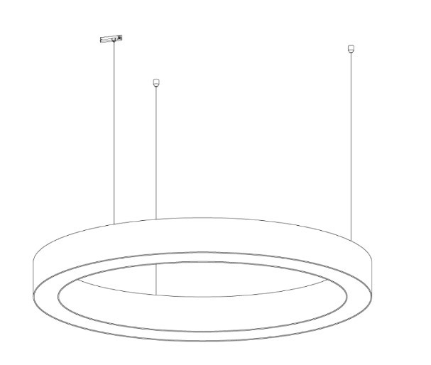 NOVALOOP Ring Light 120060-60-930/960-6000lm Up/Down Dali DT8 Dim