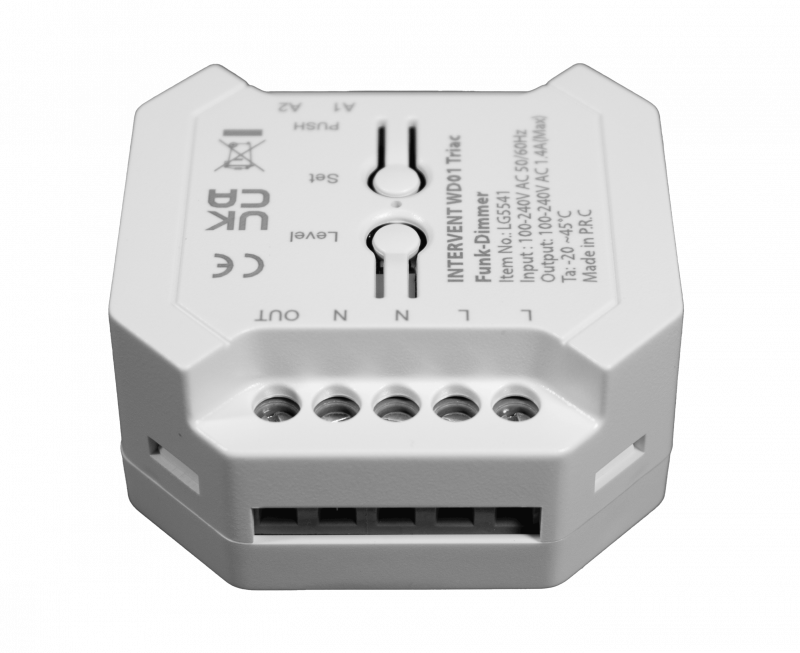 LITEGEAR INTERVENT WD01 Triac Funk-Dimmer