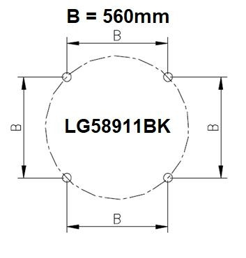 Litegear NOVALOOP Ring Light 80060-40-830-4400lm Dali