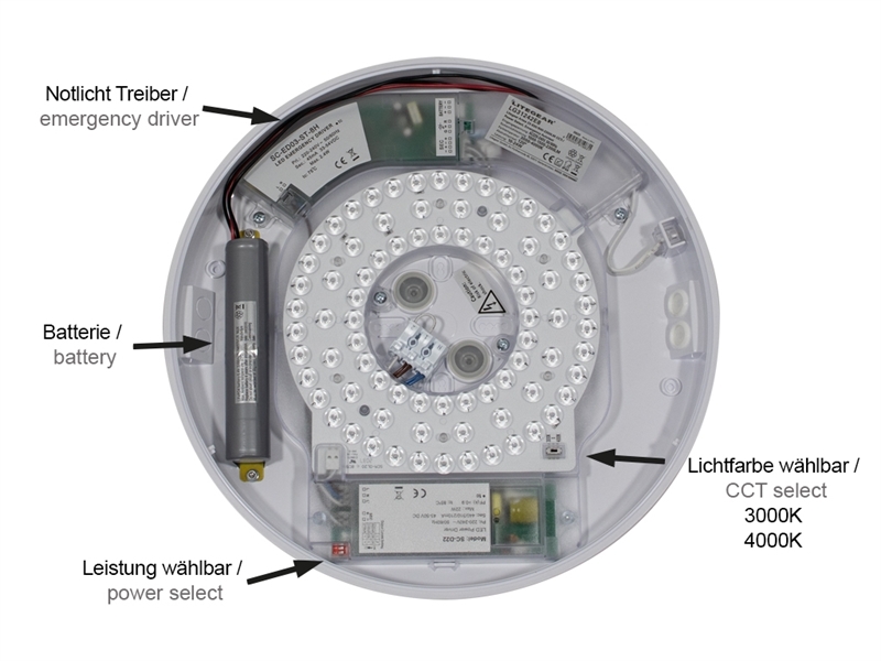 Artea 23-830/840-2300LM CCT-/Power Select, Emergency Autotest