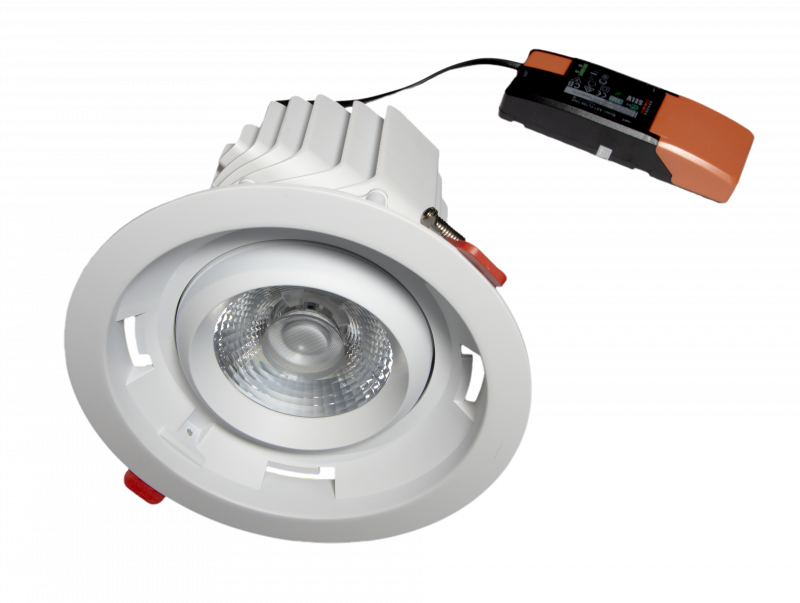 Varia RC Downlight Gehäuse 40W-WH incl. Driver