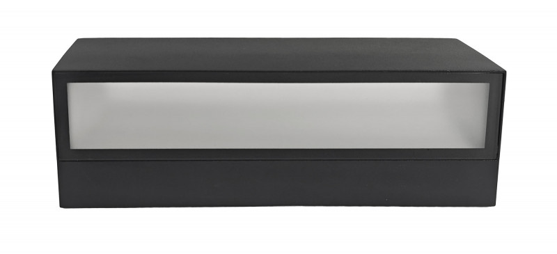 Yola Brick Wall Light 300-15W-CCT Selec BK 1100lm Triac Dim IP65