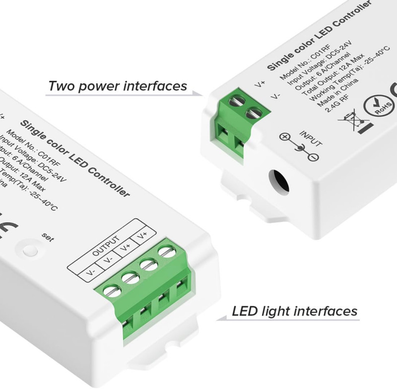 LITEGEAR INTERVENT RFC01 2,4G RF Controller/Dimmer 1 Channel