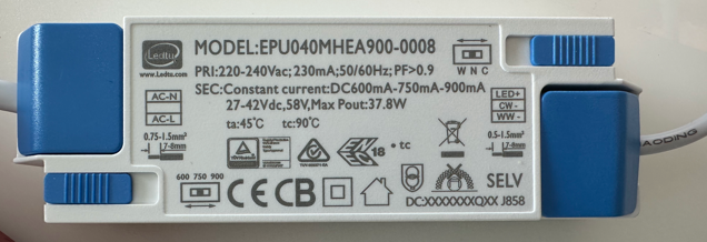 Lucello Multi-CCT BL-Panel 6262-36-830/840-5040LM BAP UGR<19