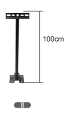 Lunara Smart Ausleger 8 +10mm Bohrung Ohne Schrauben und Unterlegscheiben