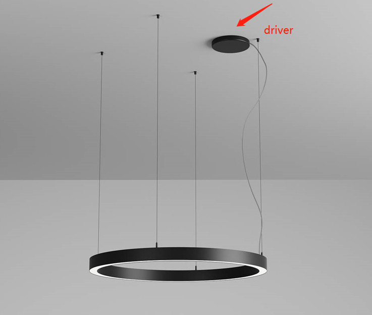 NOVALOOP Ring Light 120060-60-930/960-6000lm Up/Down Dali DT8 Dim