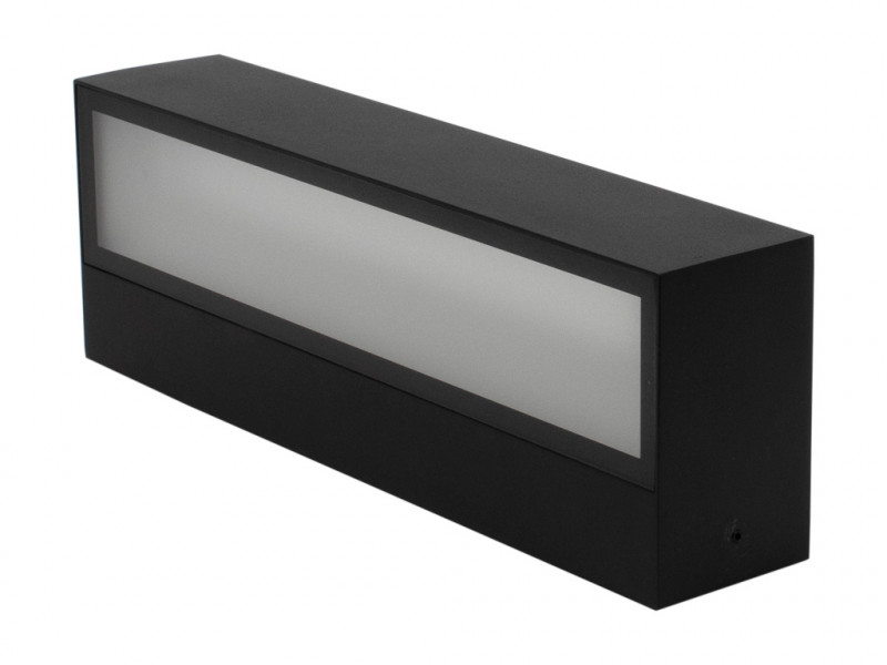 Yola Brick Wall Light 300-15W-CCT Selec BK 1100lm Triac Dim IP65