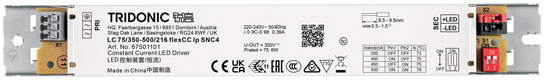 Tridonic TALEXXconverter LC75/350-500/216 flex CC Ip SNC4