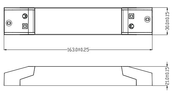 LED-Driver für Panel und Downlights 1-10V mit Zugentlastung